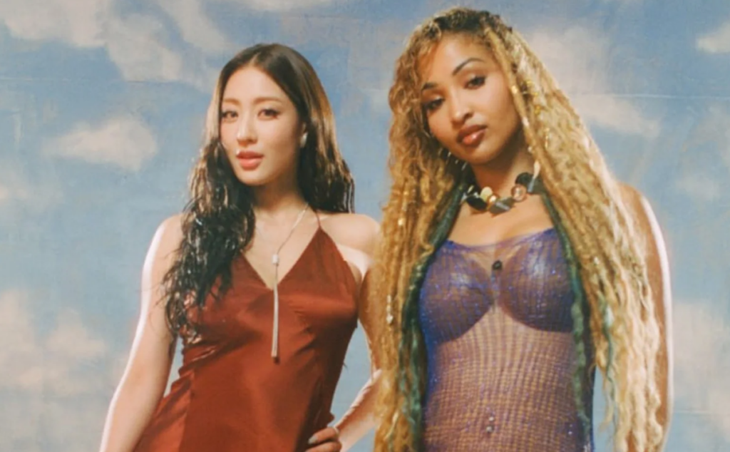 JIHYO (TWICE) и Shenseea
